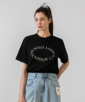 논앤논(NON AND NON) Signature Concept Short-Sleeved T-shirt (Black)