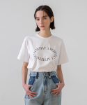 논앤논(NON AND NON) Signature Concept Short-Sleeved T-shirt  (White)