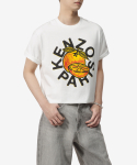 겐조(KENZO) 남성 겐조 오렌지 클래식 반소매 티셔츠 - 오프 화이트 / FE55TS2794SG02