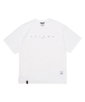 스티그마(STIGMA) Serif Oversized Short Sleeves T-Shirts white