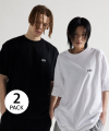 [2PACK]SMALL ARCH LOGO TEE