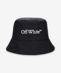 오프 화이트(Off White) 남성 북키쉬 버킷햇 - 블랙 / OMLA034C99FAB0061001