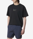 스톤아일랜드(STONE ISLAND) 남성 로고 프린트 반소매 티셔츠 - 블랙 / 80152RC88V0029