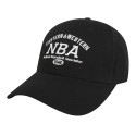 엔비에이(NBA) 아치형 빅 레터 볼캡 HARD BALL CAP_HC165(N245AP475P) 블랙
