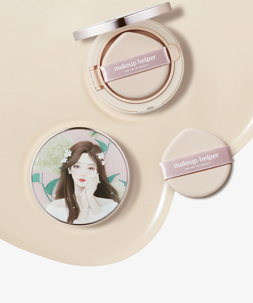 MAKEUP HELPER Ampoule Glow Big Size Cushion 23g Sweet Sophia