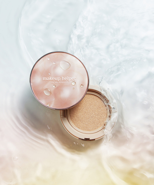 MAKEUP HELPER Ampoule Glow Big Size Cushion 23g Rose Latte