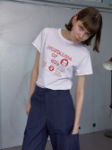 브렌다브렌든 서울(BRENDA BRENDEN SEOUL) 80s print t-shirt - red