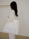 언폴드(UNFOLD) Easy shopper bag (white)