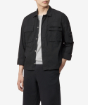씨피 컴퍼니(CP Company) 남성 개버딘 셔츠 재킷 - 블랙 / 16CMSH121A002824G999
