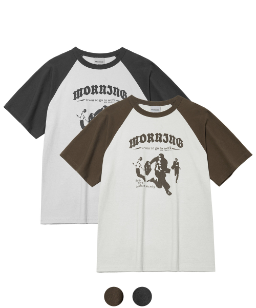 Musinsa Filluminate Modern Graphic Raglan T Shirt Color