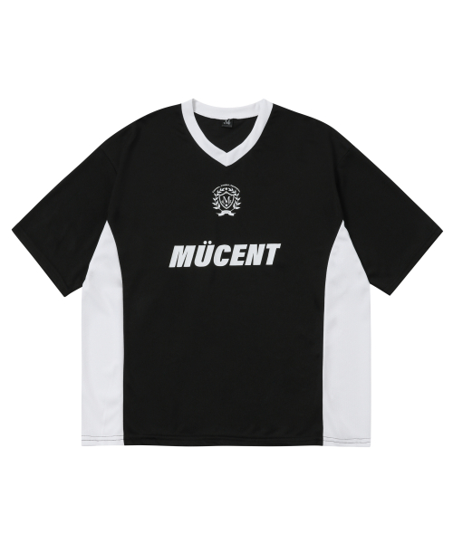 MUSINSA MUCENT Soccer Uniform Football Sporty Mesh Short Sleeve T