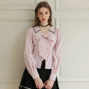 쎄무아듀(CEST MOIDEW) Cest_Blossom ribbon blouse