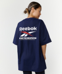 리복(REEBOK) 빅 슬로건 티셔츠 - 네이비