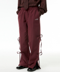 이에스씨 스튜디오(ESC STUDIO) ribbon training pants (burgundy)