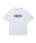 EBFD 스포티 그래픽 반팔 티셔츠 화이트