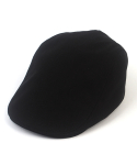 유니버셜 케미스트리(UNIVERSAL CHEMISTRY) Simple Linen Black Huntingcap 베레모