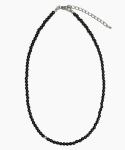 셉텐벌5(SEPTEMBER5) Black pearl biz necklace