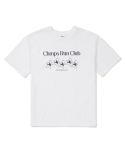 본챔스(BORN CHAMPS) 런 클럽 베어 로고 반팔 티셔츠 B24ST14WH