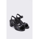 슈콤마보니(SUECOMMA BONNIE) Quilting point sandal(black)_DG2AM24009BLK