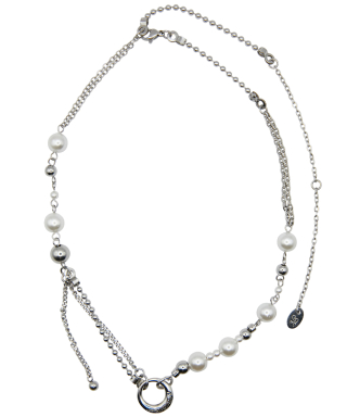 엔프프(NFF) cascade pearl necklace