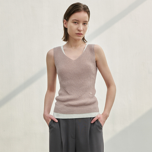 Musinsa Atelier Nain Essential V Neck Sleeveless Knit T