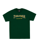 트레셔(THRASHER) TRADEMARK T-SHIRT [FOREST GREEN]