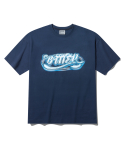 비터(BITTER) Blue Dragon Wave T-Shirts Navy