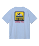 리(LEE) 캔자스 하우스 로고 티셔츠 라이트 블루