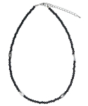 셉텐벌5(SEPTEMBER5) Mix black pearl  necklace