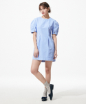 마조팩토리(MAJO FACTORY) Denim Mini Dress [Pure Blue]