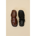 슈콤마보니(SUECOMMA BONNIE) Fisherman sandal(brown)_DG2AM24008BRN