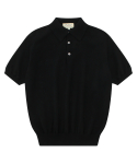 벨리프(BELLIEF) Essential Short Sleeve Polo Knit (Black)