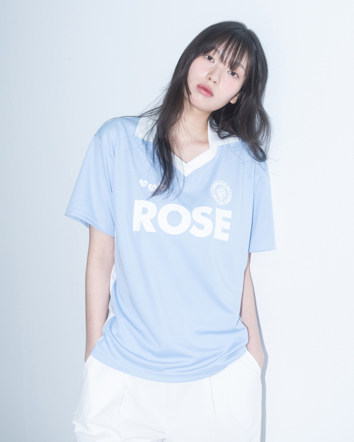 MUSINSA HAVISM ROSE SOCCER UNIFORM S S TEE SKY BLUE