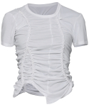 플레어업(FLAREUP) Handmade Twisted T-Shirt (FL-119_White)