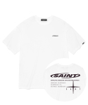세인트페인(SAINTPAIN) SP 서클 세인트 반팔 티셔츠-화이트