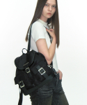필인더블랭크(FILLINTHEBLANK) PK Backpack (nylon)(black)
