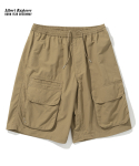 유니폼브릿지(UNIFORM BRIDGE) AE multi pocket short pants tan