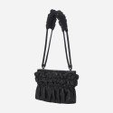 콰니(KWANI) Tate Ruched Bag Black Mini + Tate Strap