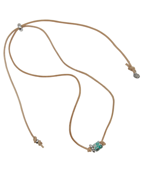 desert lasso necklace-beige
