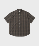 어나더 오피스(ANOTHER OFFICE) Reverb Ombre Shirt (Brown - Ombre)