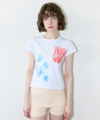 시눈(SINOON) [무료반품] Sinoon Tulip Puff T-Shirt...