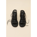 슈콤마보니(SUECOMMA BONNIE) Sporty velcro sandal(black)_DG2AM24035BLK