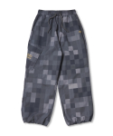 스티그마(STIGMA) Square Camouflage Super Wide Jogger Pants Gray