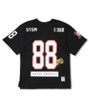 스티그마(STIGMA) 88 Football Oversized Short Sleeves T-Shirts Black