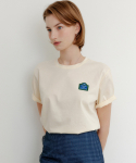 룩캐스트(LOOKAST) 에블린 애비뉴 로고 티셔츠 / EVELYN AVENUE LOGO T-SHIRT_3colors