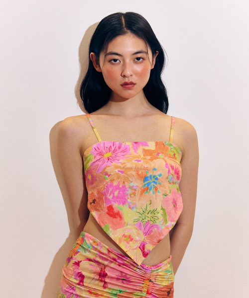 MUSINSA公式 LOOPLOOP a scarf bikini top dahlia