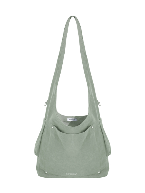 Musinsa Cerric Rivet Cross Bag Khaki