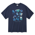 라디네오(RADINEO) 블루 컬렉터 반팔 티셔츠 네이비