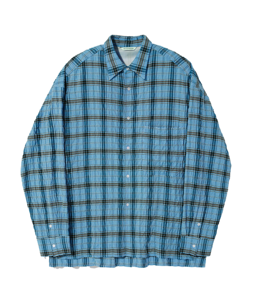Blueberry Check Shirt_Blue