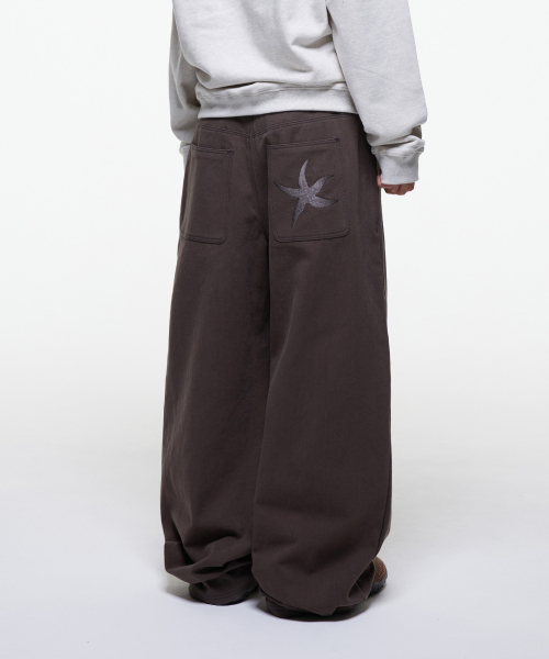 MUSINSA公式 THE COLDEST MOMENT TCM starfish chino pants brown